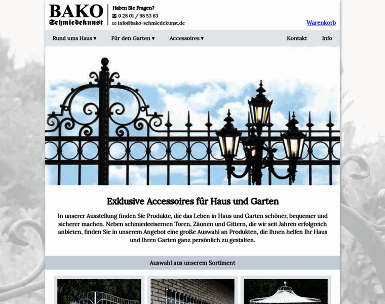 Bako-schmiedekunst.de thumbnail