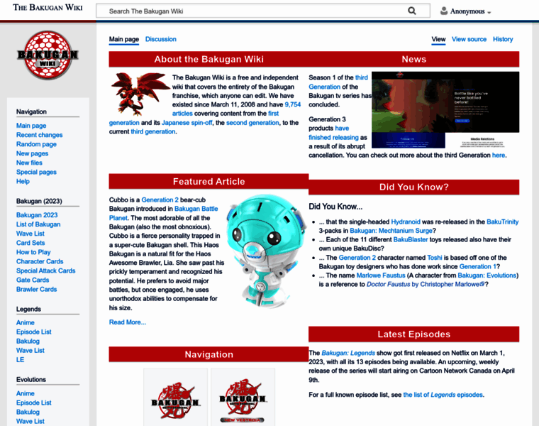 Bakugan.wiki thumbnail