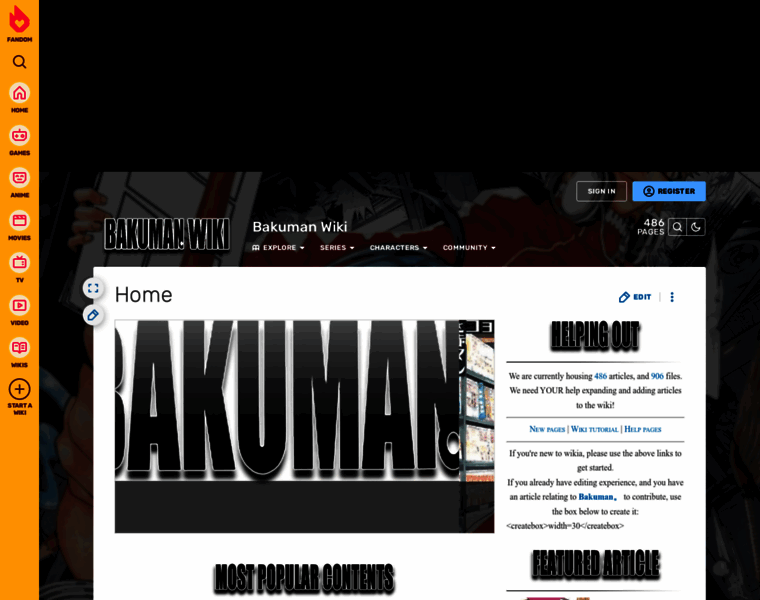 Bakuman.fandom.com thumbnail