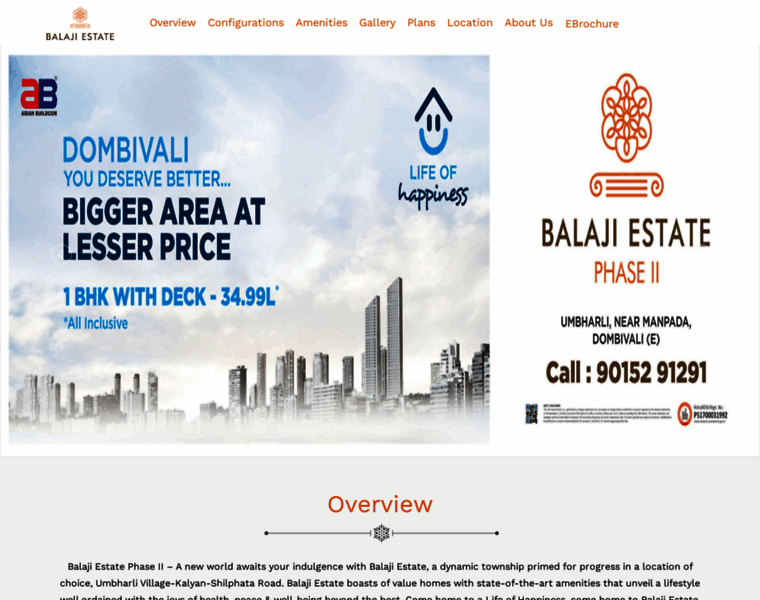 Balaji-estate.com thumbnail