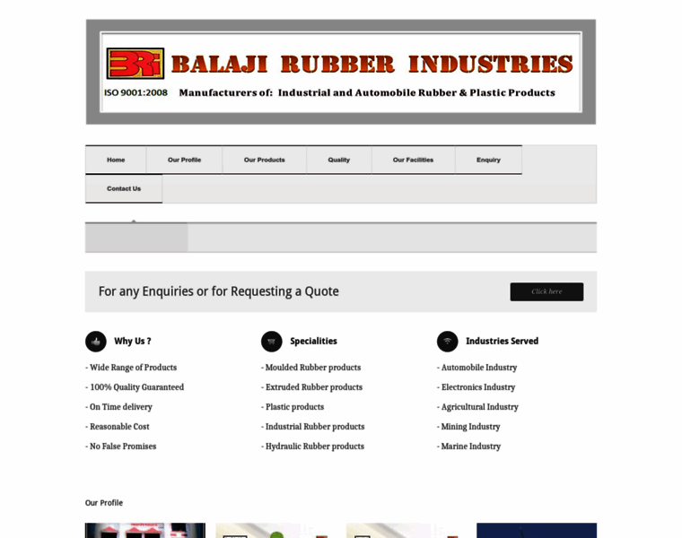 Balaji-rubber.in thumbnail