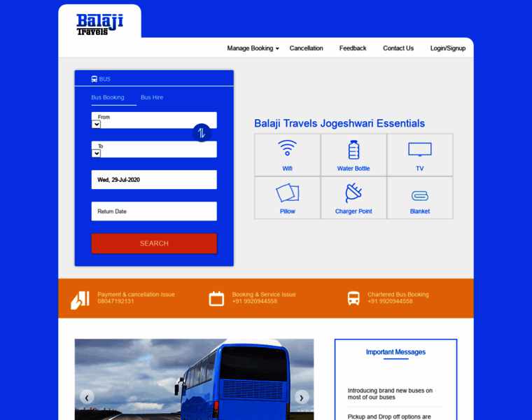 Balajibus.co.in thumbnail Balajibus.co.in thumbnail
