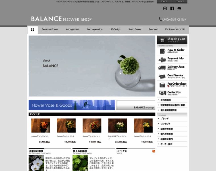 Balanceflowershop.com thumbnail