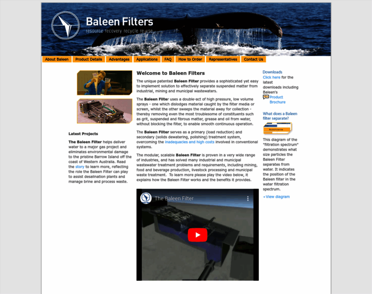 Baleenfilters.com thumbnail