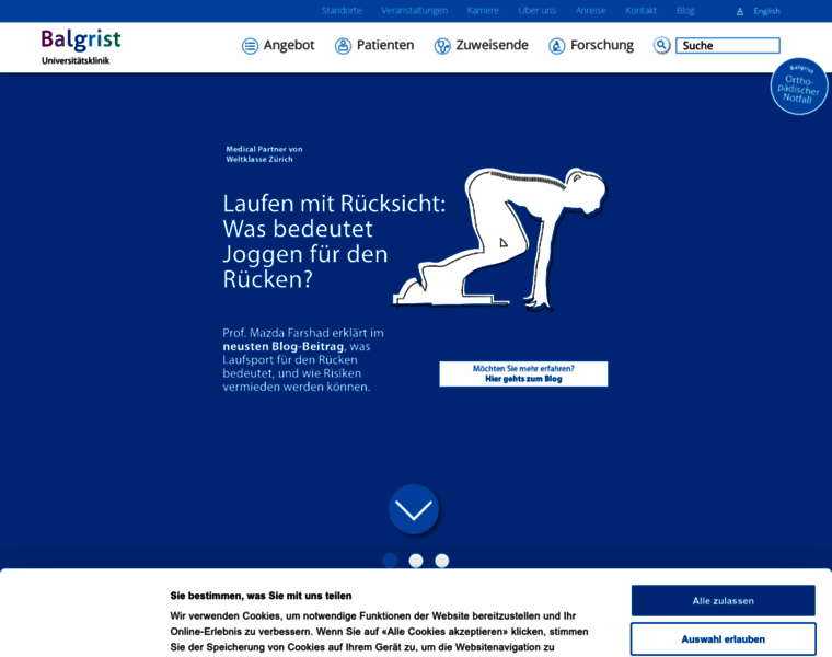 Balgrist.ch thumbnail Balgrist.ch thumbnail