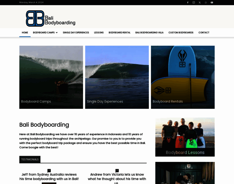 Balibodyboarding.com thumbnail