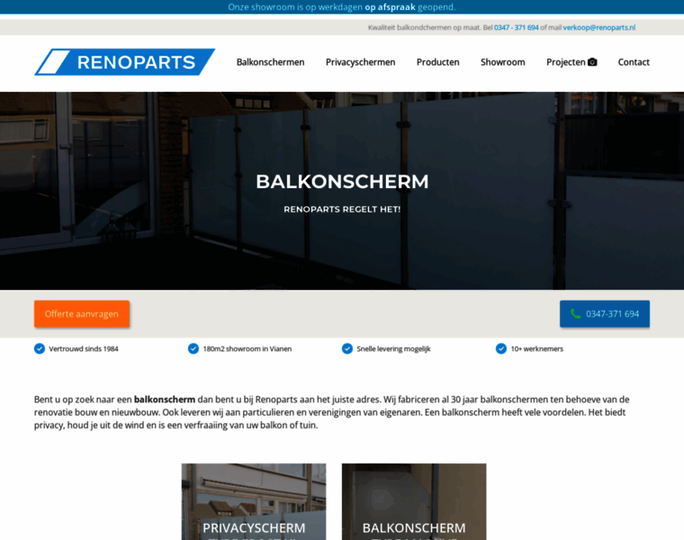 Balkonschermen.nl thumbnail