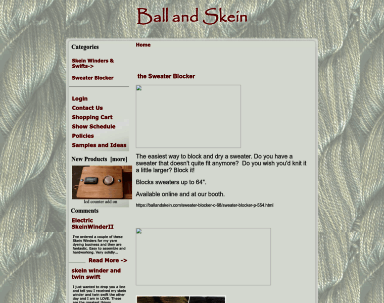 Ballandskein.com thumbnail