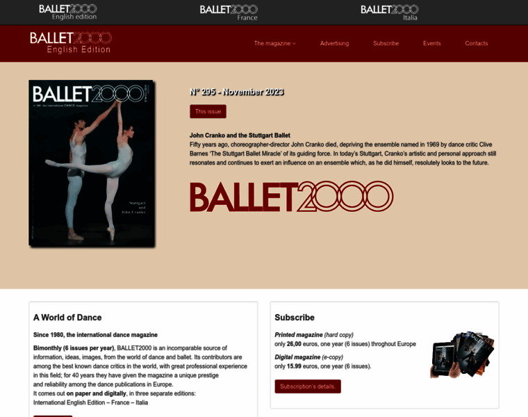 Ballet2000.com thumbnail