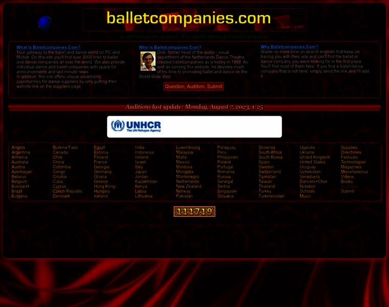 Balletcompanies.com thumbnail