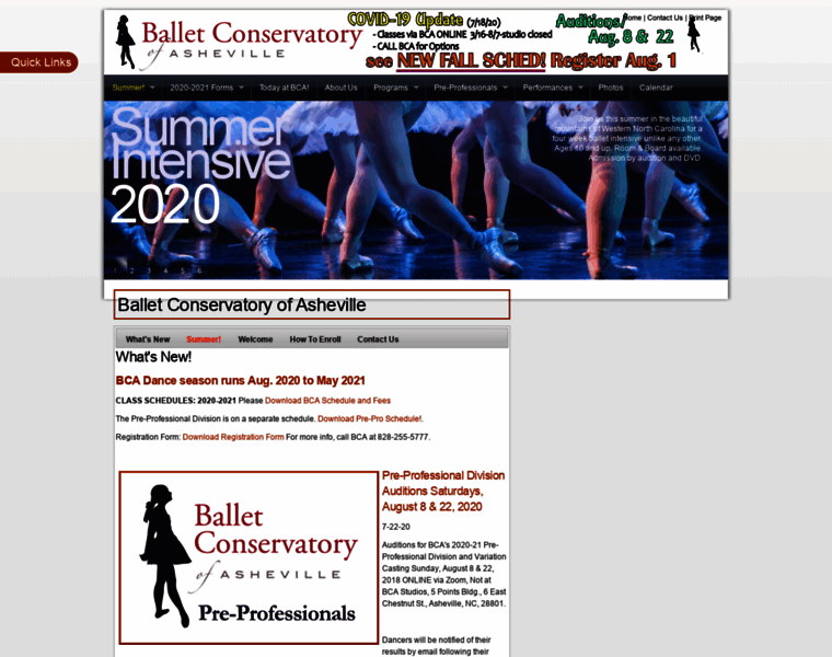 Balletconservatoryofasheville.com thumbnail