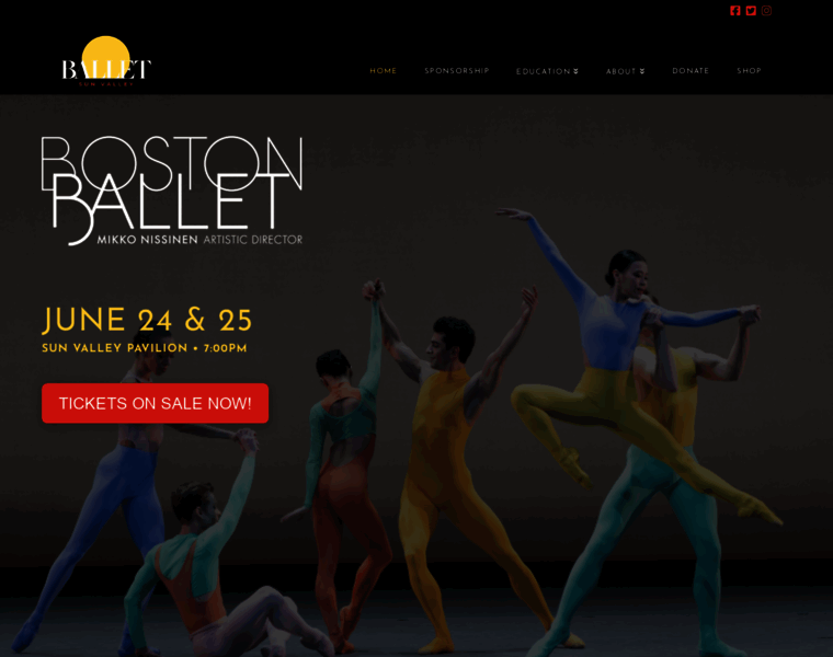 Balletsunvalley.com thumbnail