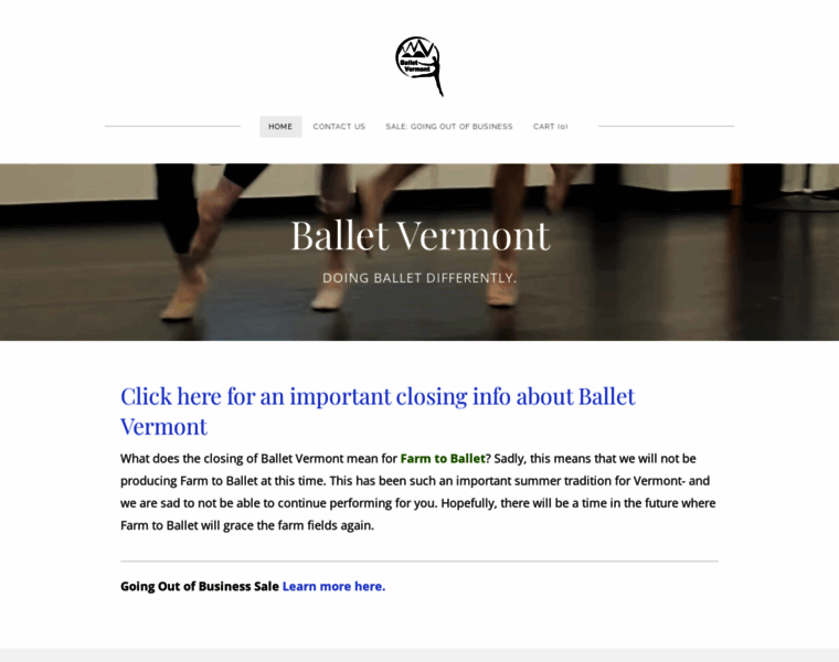 Balletvermont.org thumbnail