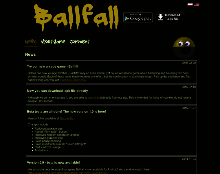 Ballfall.kotula.net.pl thumbnail