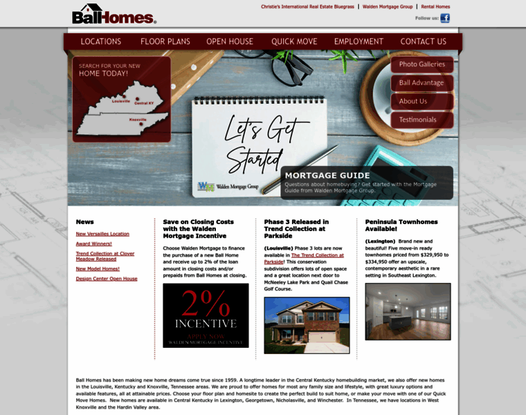 Ballhomes.com thumbnail