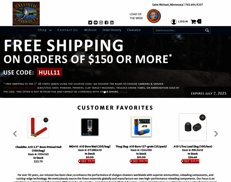 Ballisticproducts.com thumbnail