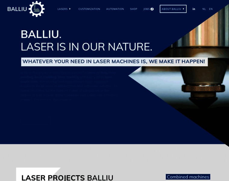 balliu.be at WI. Balliu lasermachine: Innovatieve oplossingen op maat