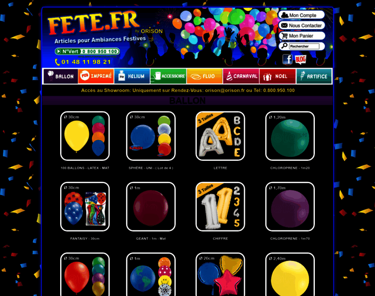 Ballon-helium.com thumbnail