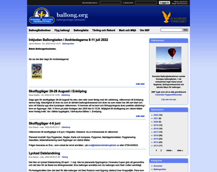 Ballong.org thumbnail