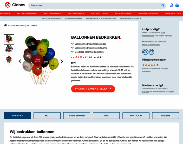 Ballonnenbedrukken.nl thumbnail