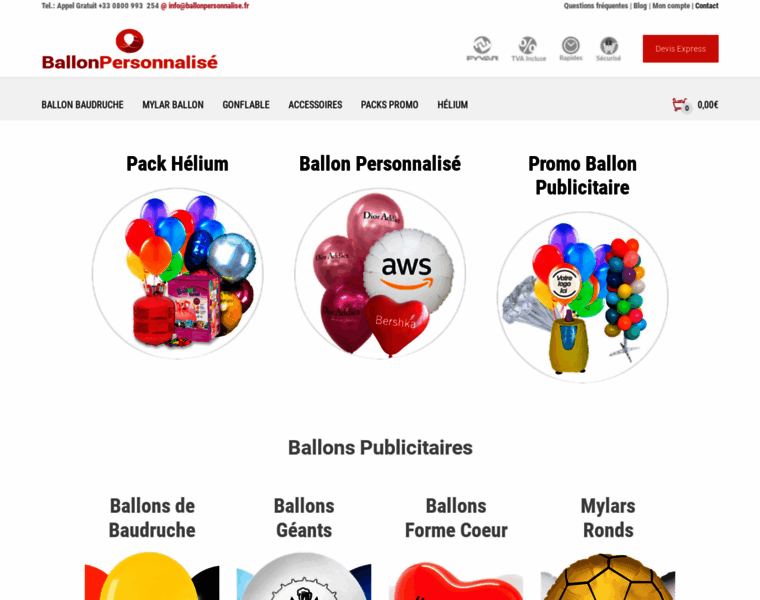 Ballonpersonnalise.fr thumbnail