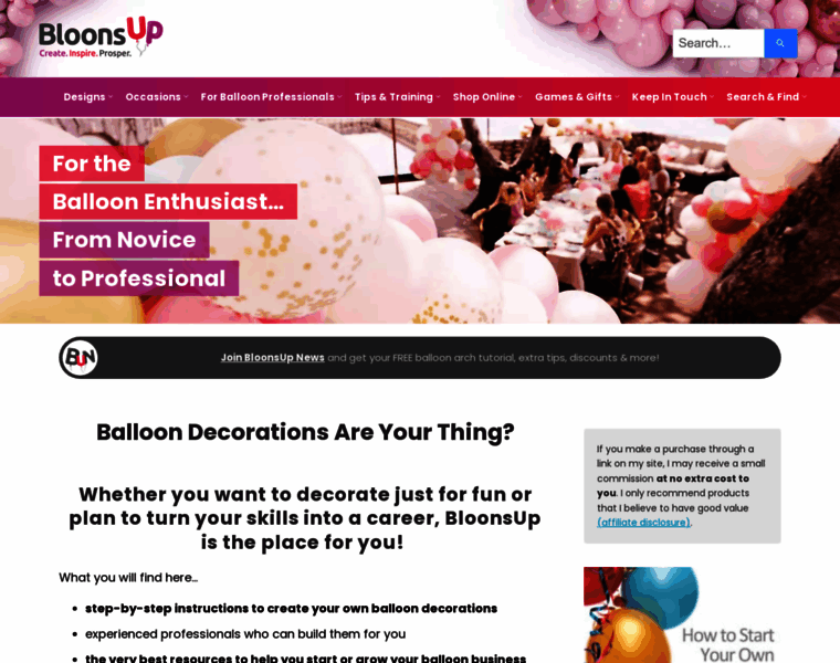 Balloon-decoration-guide.com thumbnail