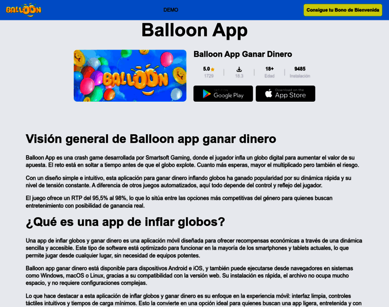 Balloonapp.com.pe thumbnail