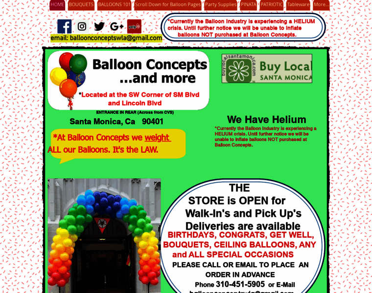 Balloonconcepts.net thumbnail