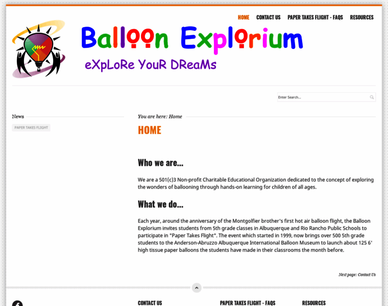 Balloonexplorium.org thumbnail
