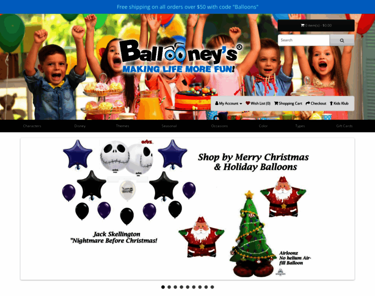 Ballooneys.com thumbnail