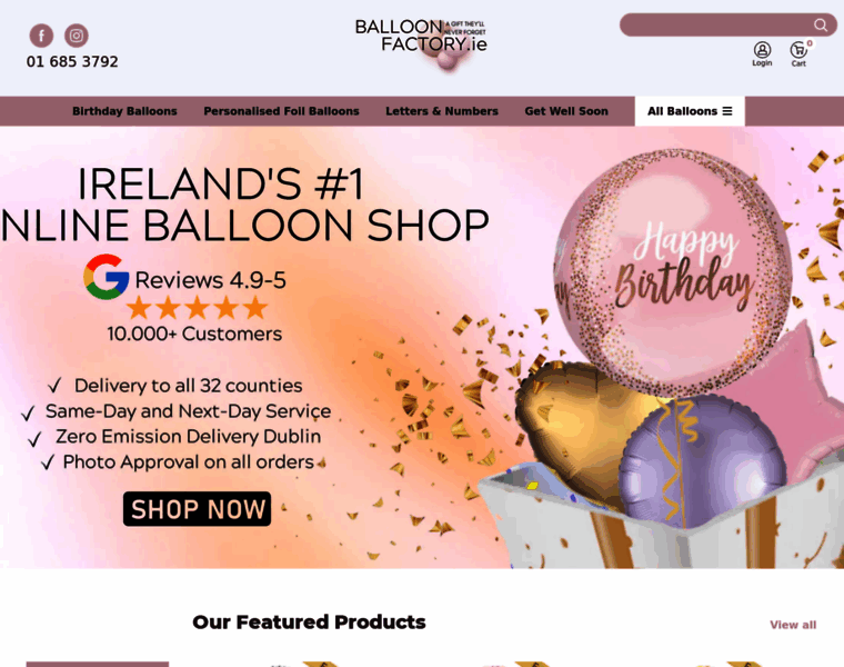 Balloonfactory.ie thumbnail