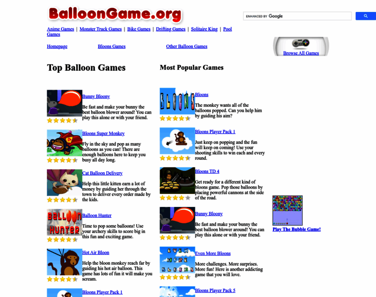 Balloongame.org thumbnail Balloongame.org thumbnail