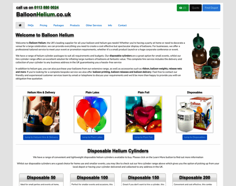 Balloonhelium.co.uk thumbnail