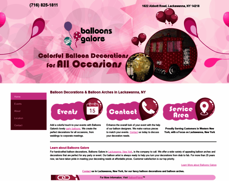 Balloonsgalore.com thumbnail