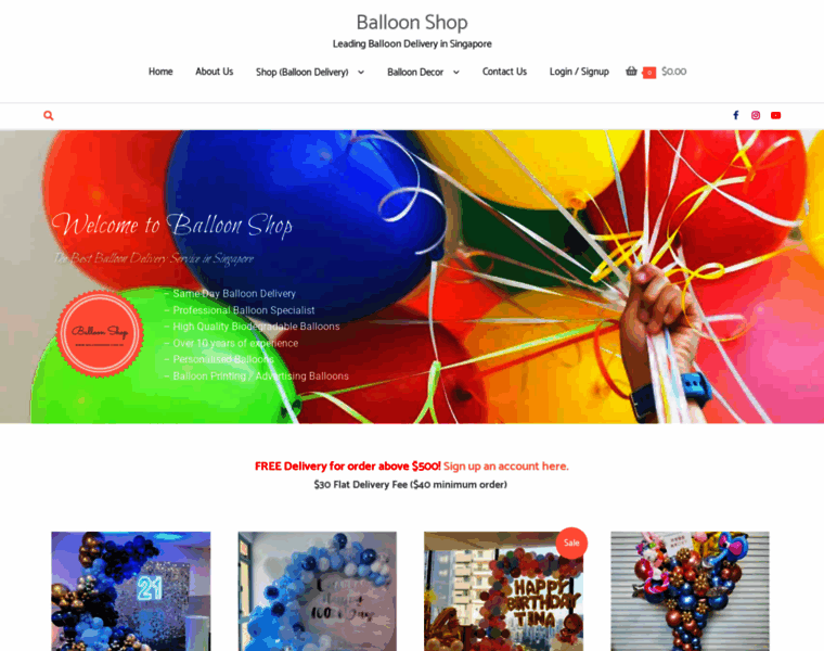 Balloonshop.com.sg thumbnail
