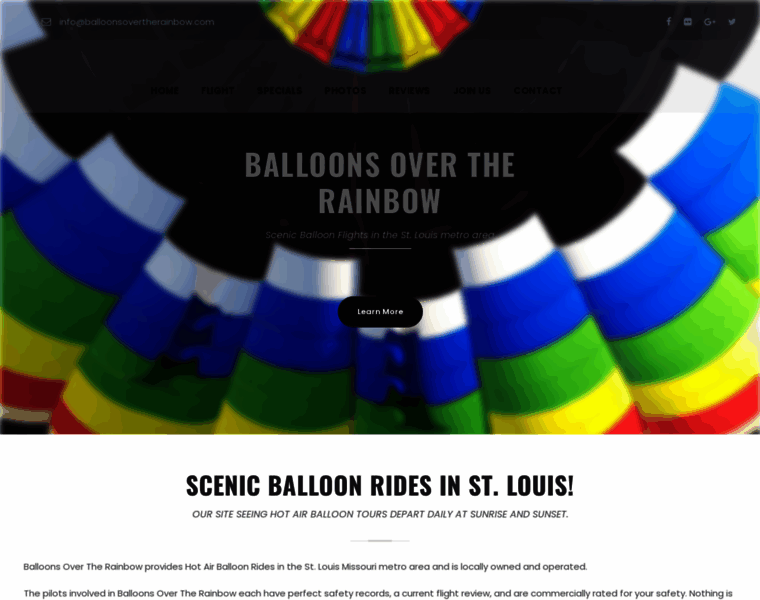 Balloonsovertherainbow.com thumbnail