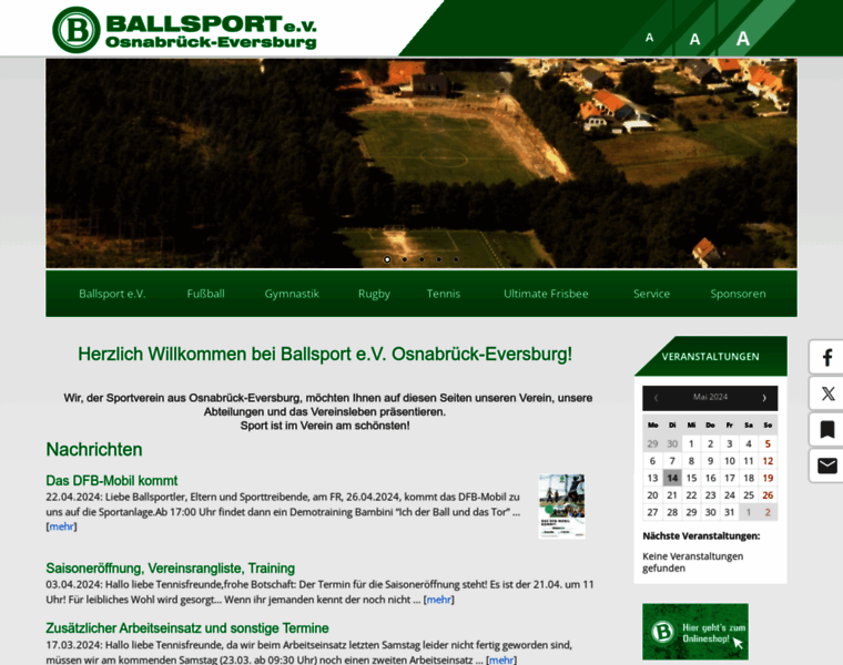 Ballsport-osnabrueck.de thumbnail