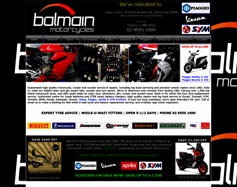 Balmainmotorcycles.com.au thumbnail