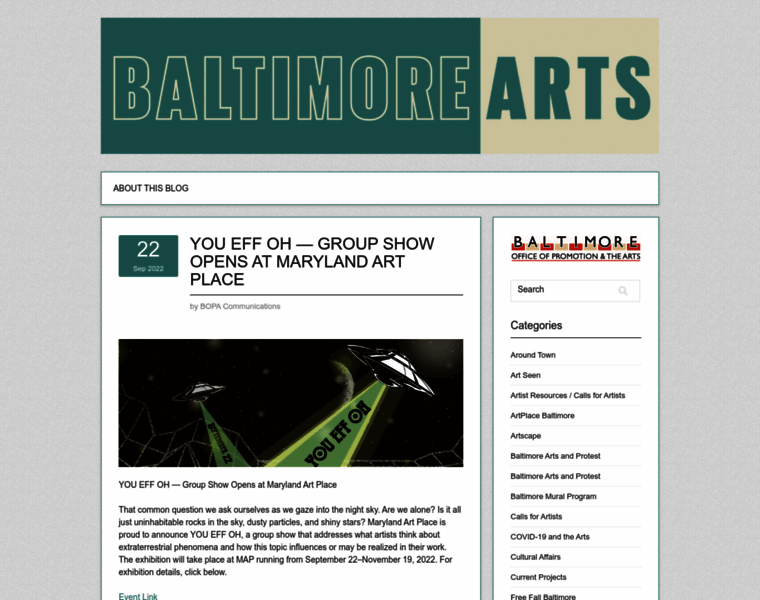 Baltimorearts.org thumbnail
