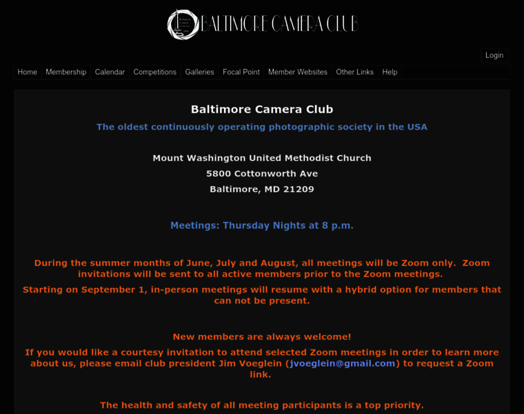 Baltimorecameraclub.org thumbnail