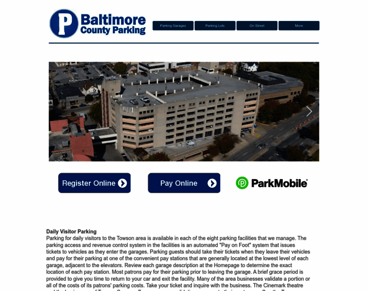 Baltimorecountyparking.com thumbnail