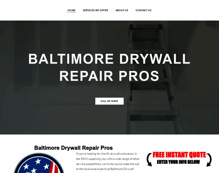 Baltimoredrywallrepair.com thumbnail