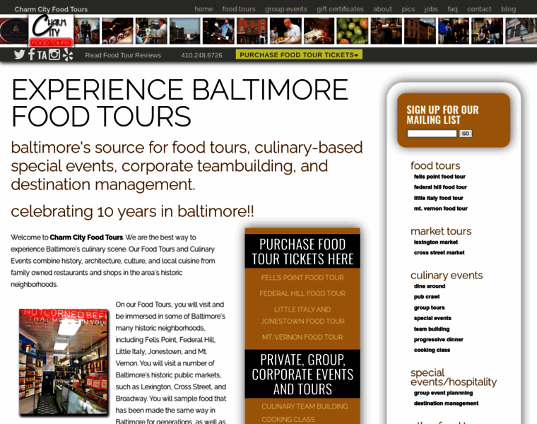 Baltimorefoodtours.com thumbnail
