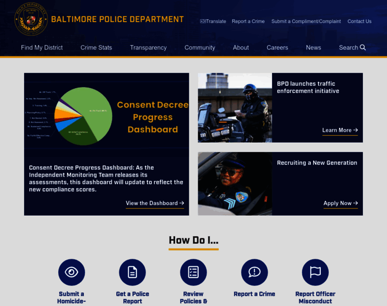Baltimorepolice.org thumbnail