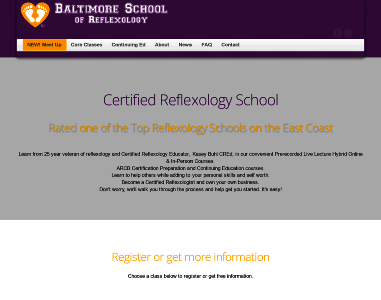 Baltimoreschoolofreflexology.com thumbnail