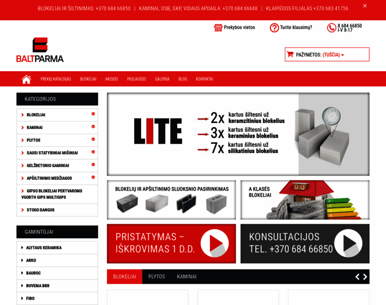 Baltparma.lt thumbnail Baltparma.lt thumbnail