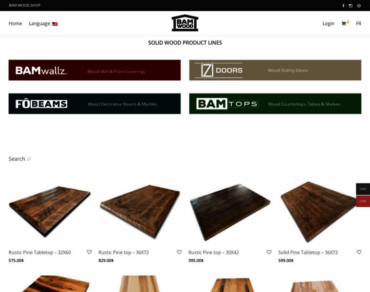 Bam-wood.com thumbnail