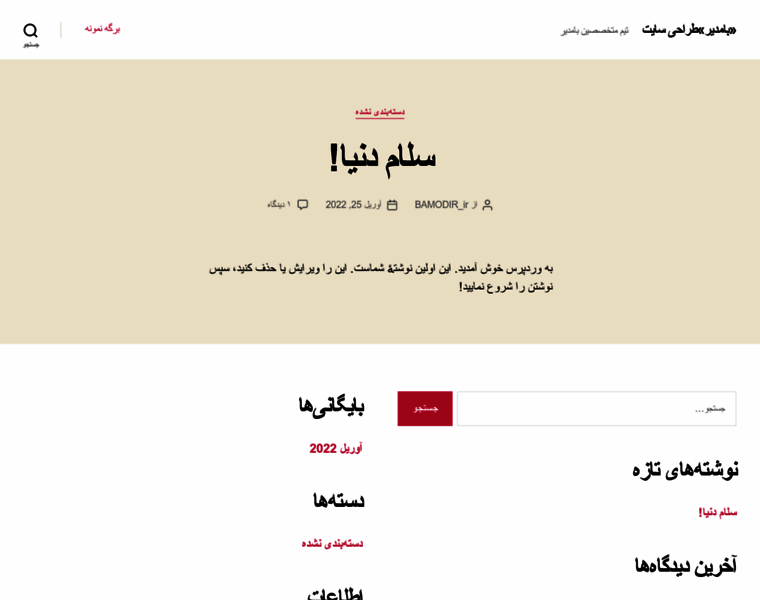 Bamodir.ir thumbnail