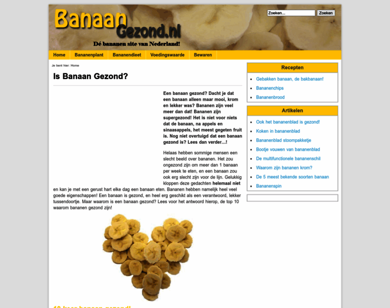 Banaangezond.nl thumbnail