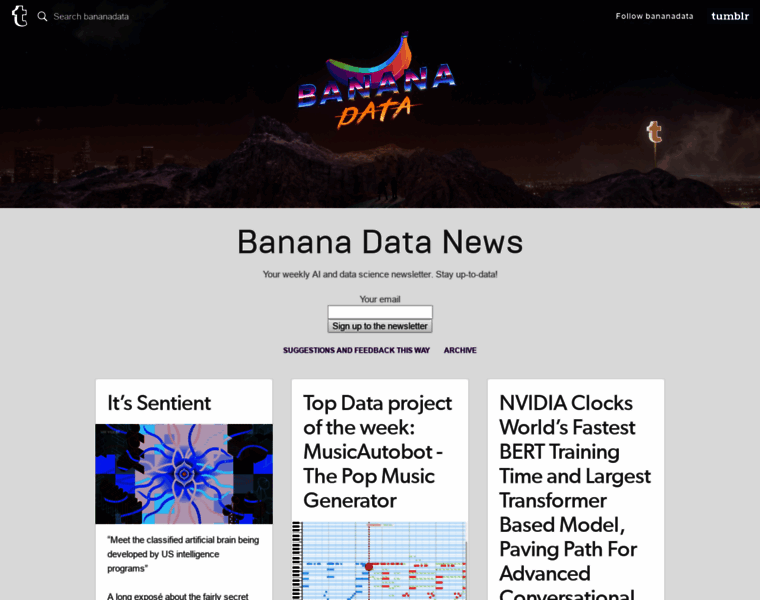 Banana-data.com thumbnail